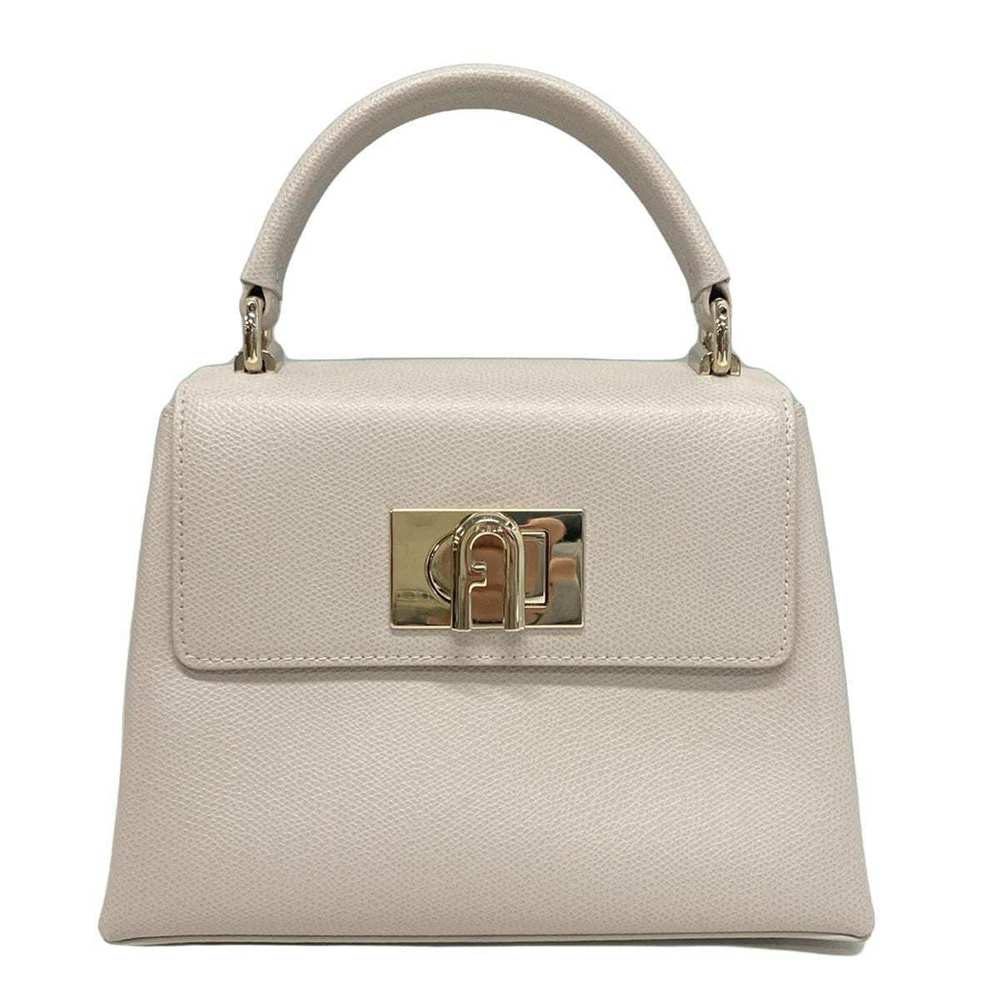 Furla Leather Handbag Light Grey